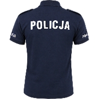 Koszulka polo granatowa Policji - męska