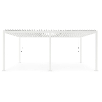 Pergola ogrodowa OCEAN biała 600x360 z aluminium Bizzotto