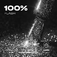 Lakier hybrydowy Gelike Flash Starry Noir z brokatem 8 ml