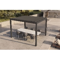 Modułowe zadaszenie tarasowe - pergola PRIME Umbroso antracytowe