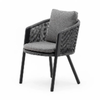 Krzesło ogrodowe HAVEN 57x63x76 ZUMM aluminium antracyt