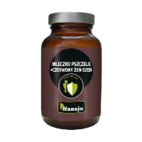 HANOJU Gelee Royale (mleczko pszczele) + Żeńszeń 500mg 90 kaps.
