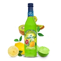 Syrop o smaku LEMONIADA CYTRYNA LIMETKA KIWI 430 ml z WITAMINĄ D3