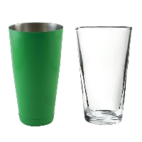 Shaker ze stali nierdzewnej ZIELONY kubek i szklanica