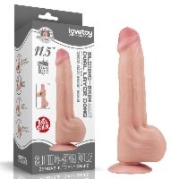 Dildo XXL realistyczny penis z przyssawką King Sized Sliding Skin Dual 11,5"