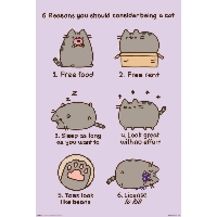 Pusheen Reasons to be a Cat - plakat