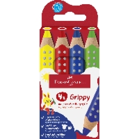 KREDKI GRIPPY FABER-CASTELL, 4 KOLORY