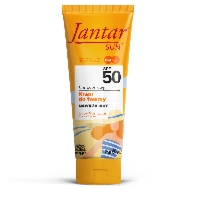 Bursztynowy nawilżający krem do twarzy SPF50