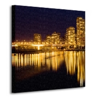 Golden Vancouver - Obraz na płótnie