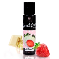 Jadalny Żel Nawilżający Sweet Love Biała Czekolada i Truskawka 60ml | 100% ORYGINAŁ| DYSKRETNA PRZESYŁKA