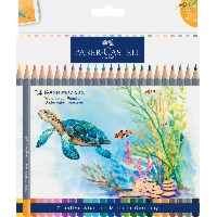 KREDKI AKWARELOWE GOLDFABER AQUA FABER-CASTELL, 24 KOLORÓW