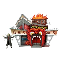 Figurka z dioramą Beetlejuice Deluxe - Beetlejuice & Dante's Inferno Room