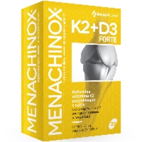 Xenico Pharma Menachinox K2 + D3 4000 FORTE – wspiera zdrowe kości – 30 kapsułek