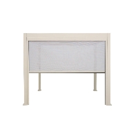 Ekran zasłona do pergoli OCEAN jedwabisty 279x10 z tekstyliny Bizzotto