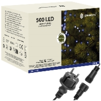 Lampki choinkowe 500 Led niebieski 41,5m oświetlenie świąteczne IP44