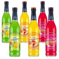 Zestaw 6 syropów lemoniadowych LETNIE SMAKI - 6x430 ml