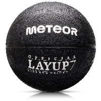 Piłka do koszykówki Meteor Layup 7 czarny