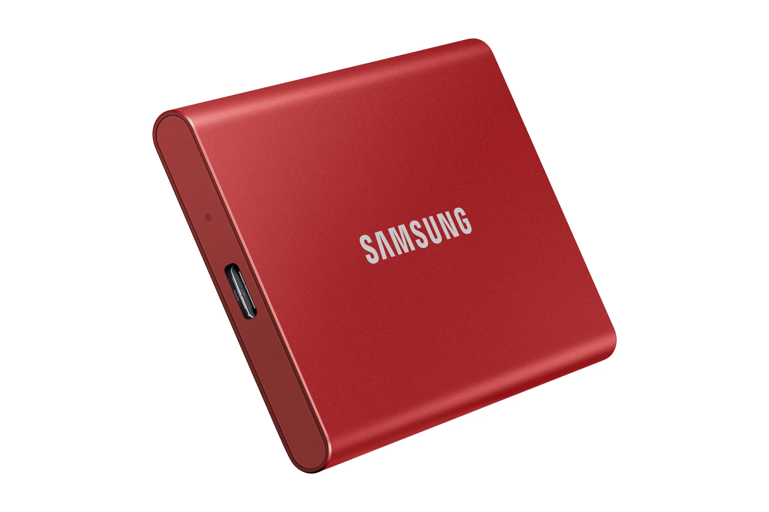 Samsung ポータブルSSD T7 1TB (レッド) MU-PC1T0R Samsung Portable SSD T7 1TB Rood () | RedShell