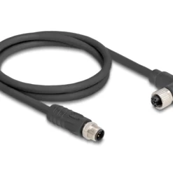 DeLOCK 80526 sensor- en actuatorkabel 3 m RST M12 Zwart