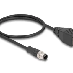 DeLOCK 60621 netwerkkabel Zwart 0,5 m Cat5e S/FTP (S-STP)