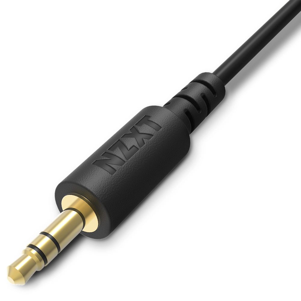 NZXT ST-ACCC1-WW audio kabel 2 m 2 x 3.5mm 3.5mm TRRS Zwart - Afbeelding 2