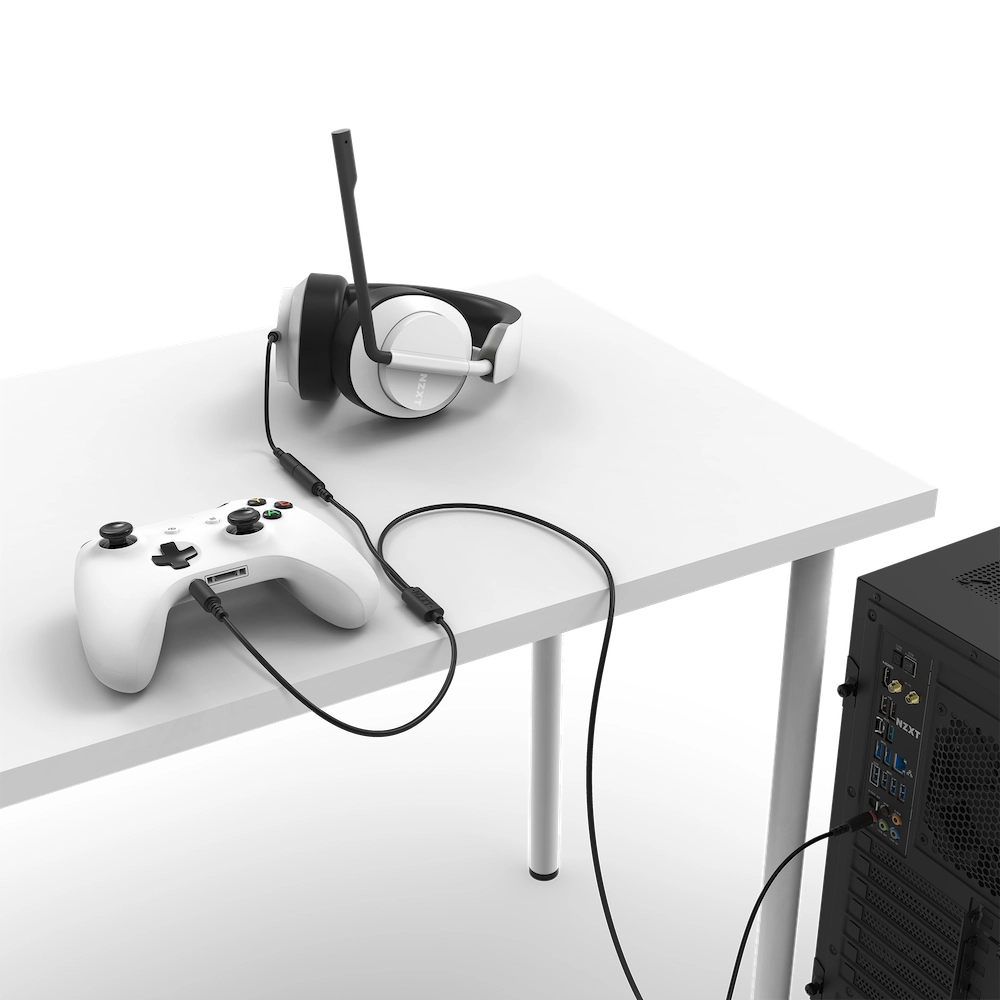 NZXT ST-ACCC1-WW audio kabel 2 m 2 x 3.5mm 3.5mm TRRS Zwart - Afbeelding 4