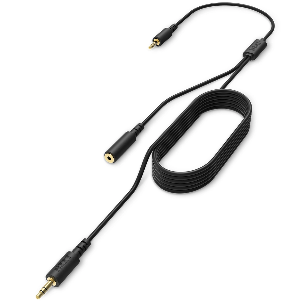 NZXT ST-ACCC1-WW audio kabel 2 m 2 x 3.5mm 3.5mm TRRS Zwart