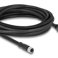 DeLOCK 81220 sensor- en actuatorkabel 5 m M12 HDMI Zwart