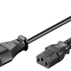 Microconnect PE100418 electriciteitssnoer Zwart 1,8 m Netstekker type L C13 stekker