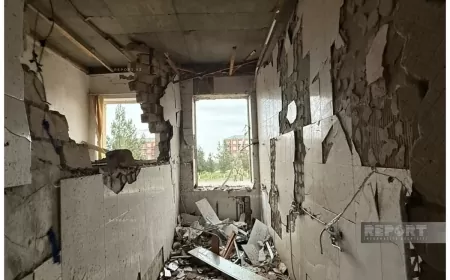 İran dronlarından biri Naxçıvandakı məktəbin yaxınlığına düşərək partlayıb