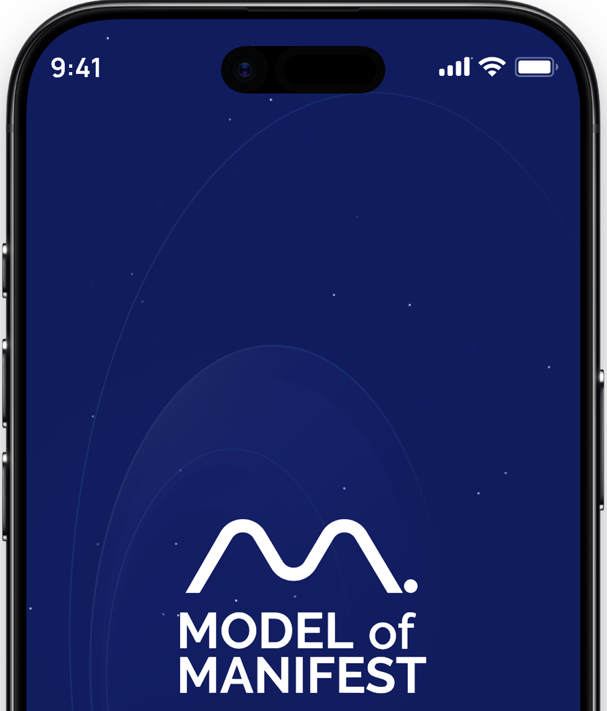Model of Manifest App - Screen 1