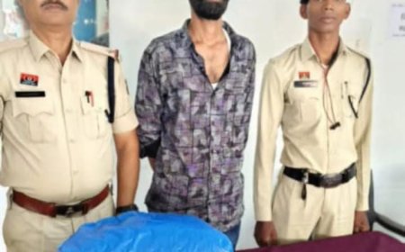 भाटापारा में गांजा तस्करी का भंडाफोड़, आरोपी गिरफ्तार