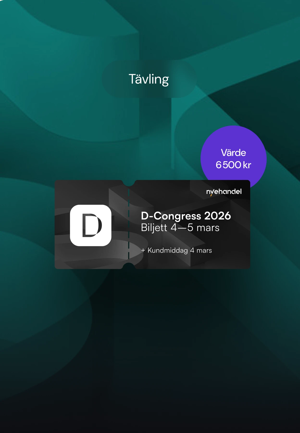 Vinn en biljett till D-congress 2026!