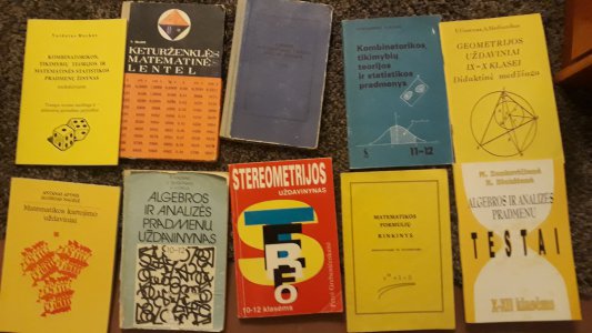 Matematikos knygos, žinynai