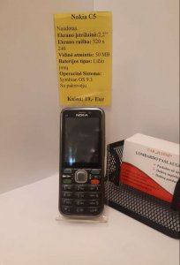Mobilusis telefonas "Nokia C5"