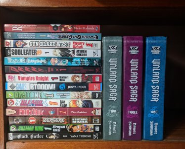 Vinland Shaman king fairy tail bleach soul eater black butler death note gun blaze west anime mangos