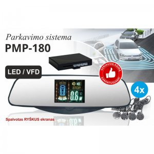 PMP-180 PARKAVIMO SISTEMA VEIDRODYJE SU DAVIKLIAIS 49Eur