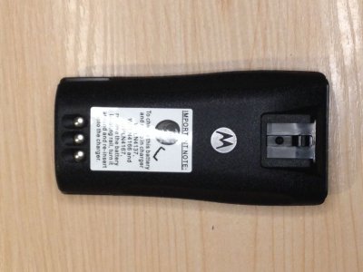 Motorola racijos ličio jonų baterija ir segtukas. Nauja