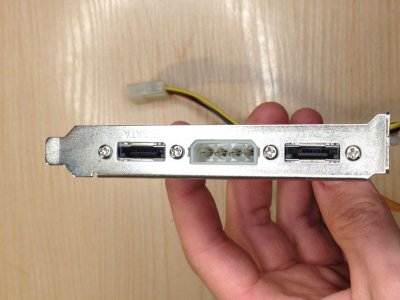 Stalinio kompiuterio eSata kontroleris adapteris jungtis