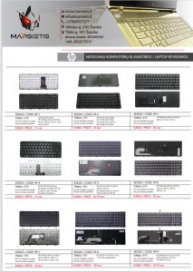 Įvairių nešiojamųjų kompiuterių klaviatūros, klaviatūra, mygtukų keitimas, remontas, pardavimas