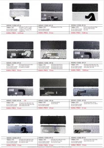 Įvairių nešiojamųjų kompiuterių klaviatūros, klaviatūra, mygtukų keitimas, remontas, pardavimas