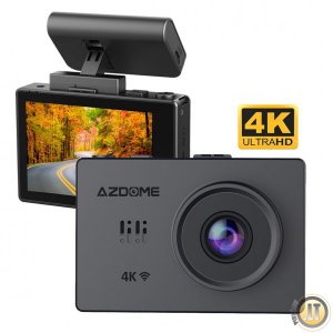 NAUJIENA! AUKŠTOS KLASĖS AZDOME M10 PRO 4K 2160P 24 FPS, 150 LAIPSNIŲ VAIZDO REGISTRATORIUS