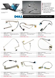 PIGIAUSIAI. DELL nešiojamų kompiuterių ekranų šleifai