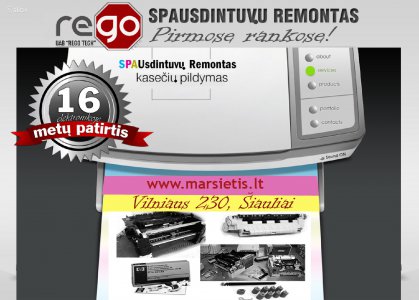 Visų spausdintuvų remontas, tonerių, kasečių pildymas, pardavimas