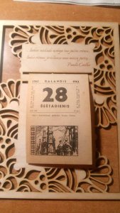 Kalendoriaus lapeliai ivairioms progoms 1935-2026