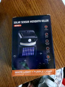 Lauko saules lempa +nuo uodų