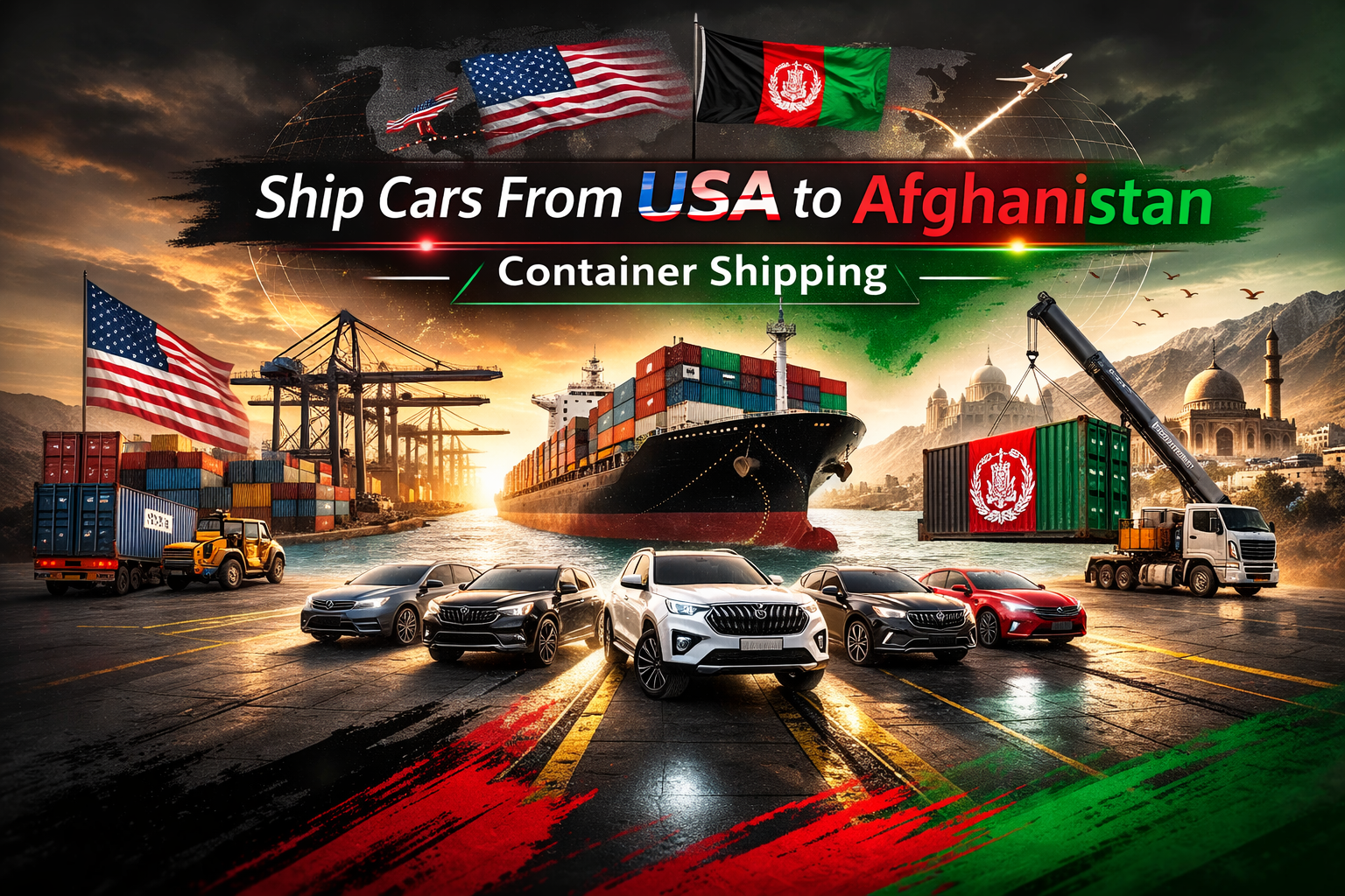 How to Ship Cars from the USA to Afghanistan (Complete Guide)