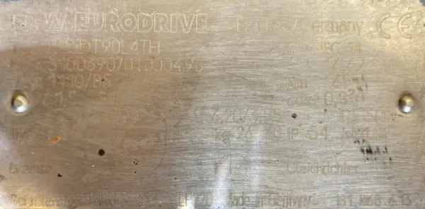 Motoreduktor / przekładnia 1,5kW 85obr. SEW - zdjęcie 2