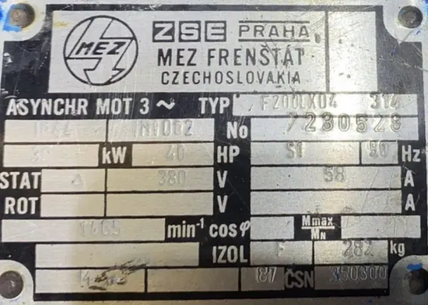 Silnik elektryczny 30kW 1465obr. 3fazowy B3 - zdjęcie 2