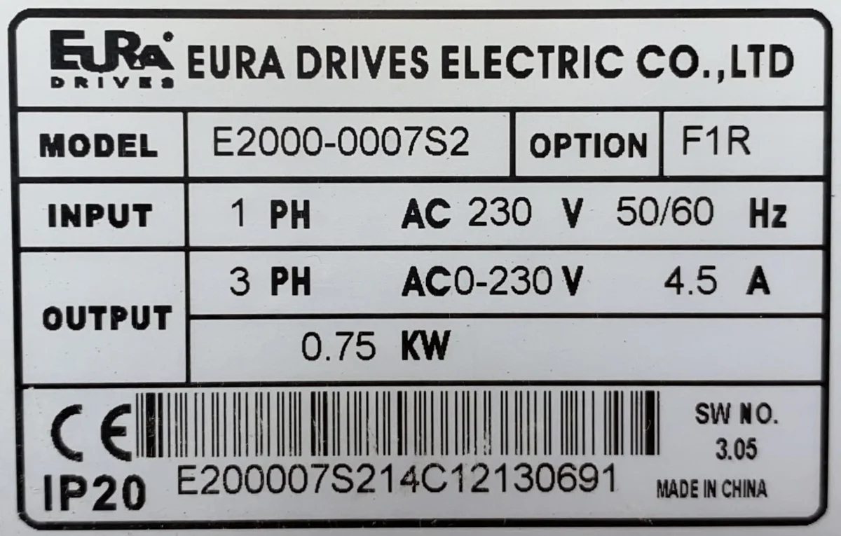 falownik 0,75kW 230V/3x230V - zdjęcie 2